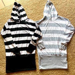 Hooded tunics - lot of 2
